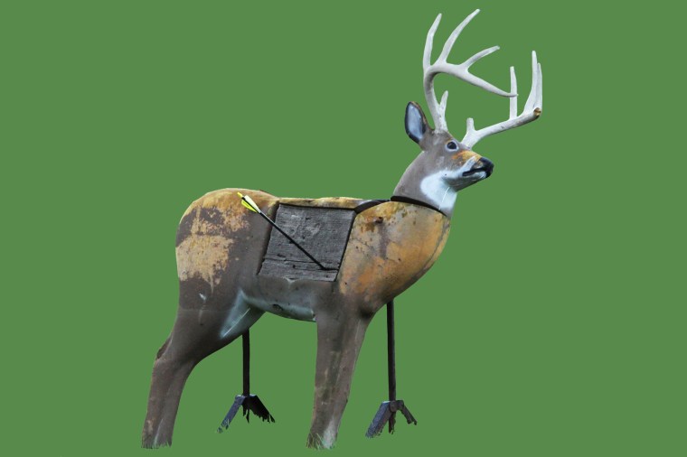 Green background deer 2