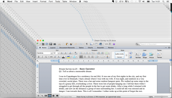 Too many dream surveys open 17th Feb